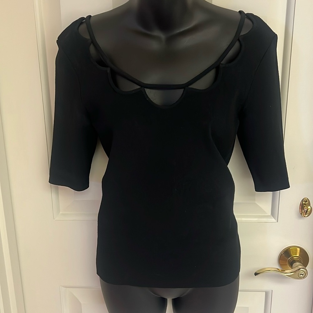 Dana Buchanan black sweater